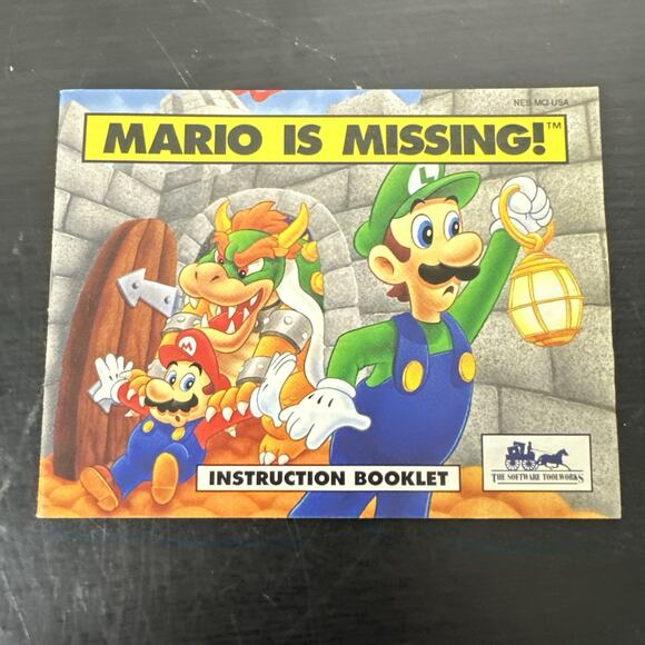 Mario is Missing (Nintendo Entertainment System, 1993) W/ Insert, Manual, Sleeve - Picture 6 of 14